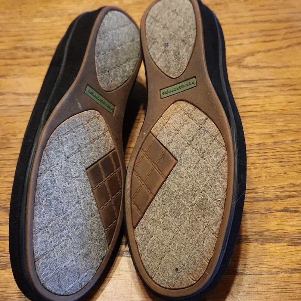 Grasshoppers Black Fabric Emboidery Heel Size 7.5 - Picture 6 of 9